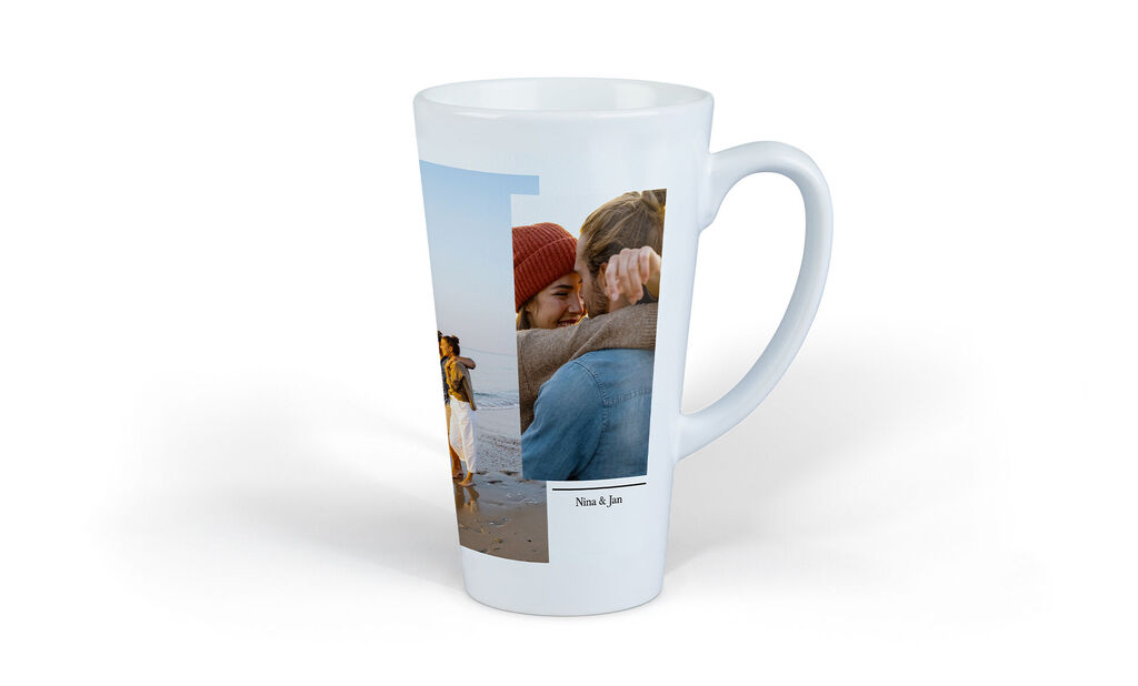 Kaffe latte-mugg - stor