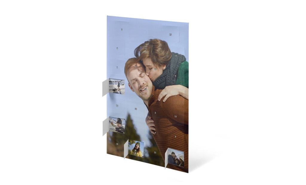 Adventskalender med 24 bilder (A4) - Stående