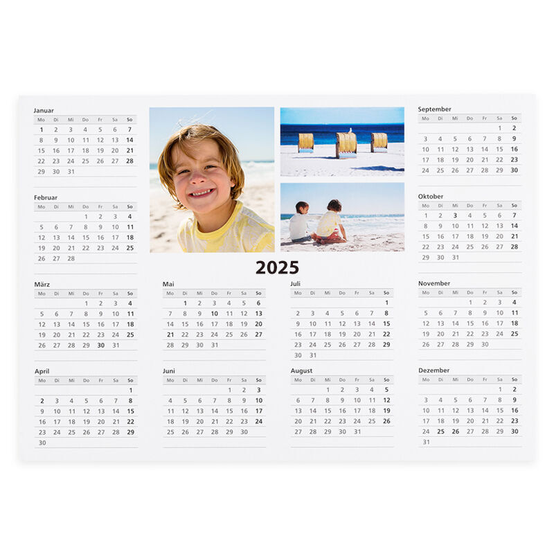 Årskalender (A3) med egna bilder
